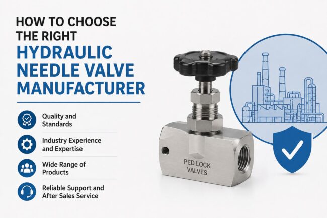 How to Choose the Right Hydraulic Needle Valve Manufacturer