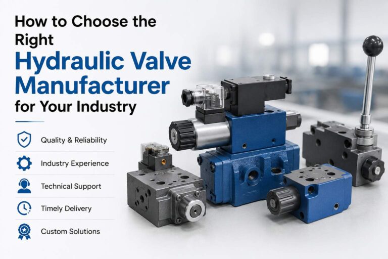 How to Choose the Right Hydraulic Valve Manufacturer
