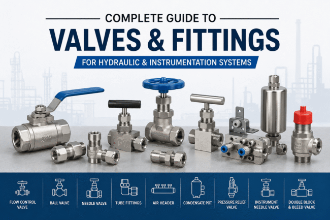 Complete Guide to Valves and Fittings for Hydraulic and Instrumentation Systems