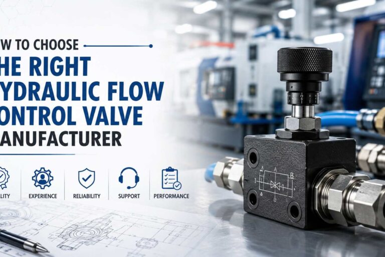 How to Choose the Right Hydraulic Flow Control Valve Manufacturer